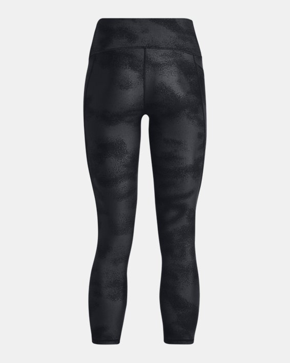 Damen HeatGear® Armour Printed 7/8 Leggings, Black, pdpMainDesktop image number 5